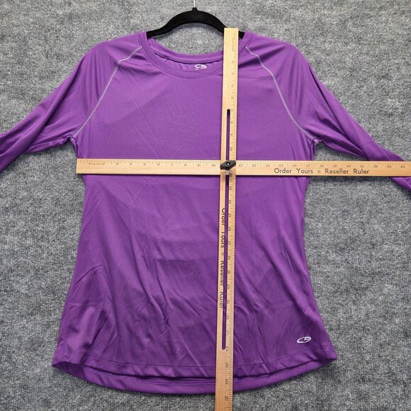 C9 by Champion Shirt Womens Large Purple Long Sleeve Semi Fitted Performance - Picture 4 of 8